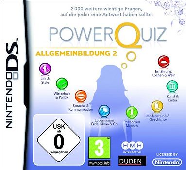 PowerQuiz: Allgemeinbildung 2 Nintendo DS