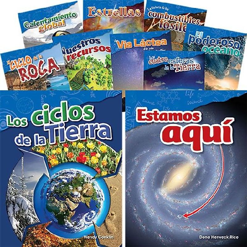 Let's Explore Earth & Space Science Grades 4-5 Spanish, 10-Book Set