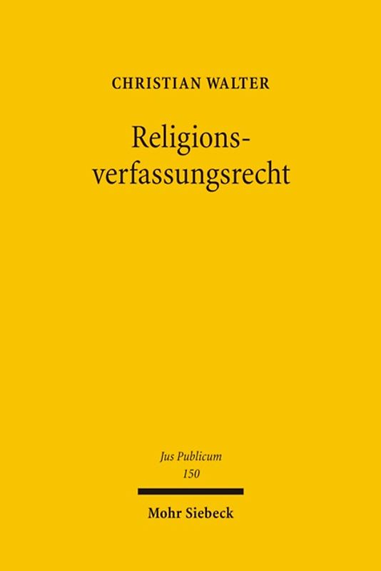 Religionsverfassungsrecht