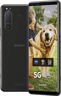Sony Xperia 5 II 15,5 cm (6.1) Hybride Dual SIM Android 10.0 5G USB Type-C 8 GB 128 GB 4000 mAh Zwart - refurbished