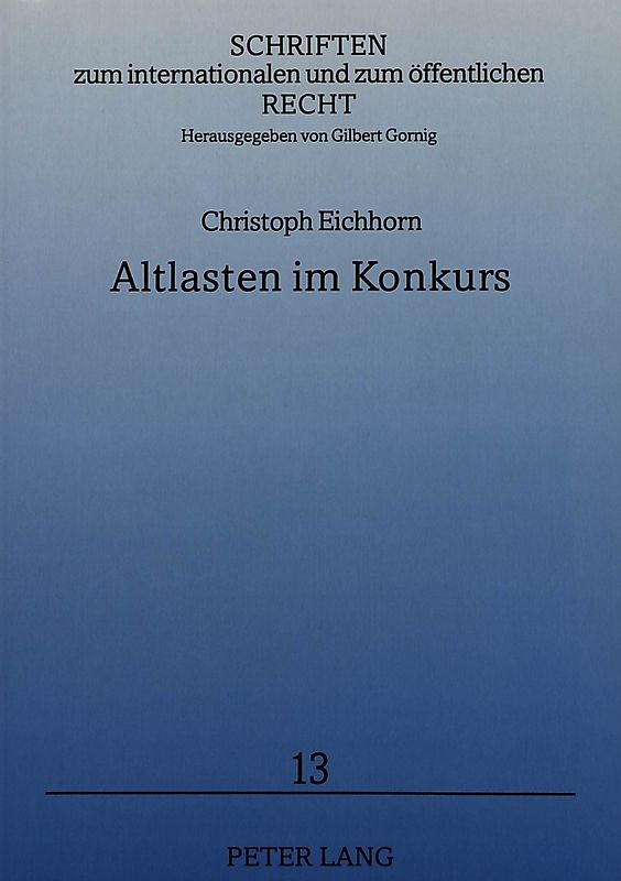 Altlasten im Konkurs