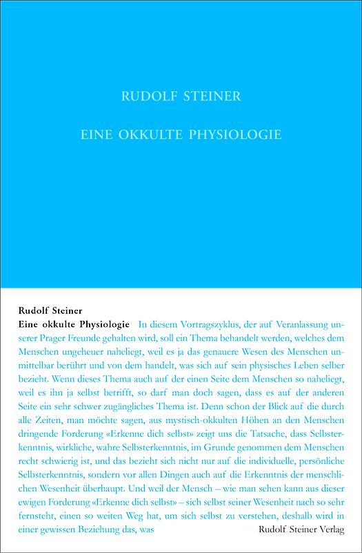 Eine okkulte Physiologie