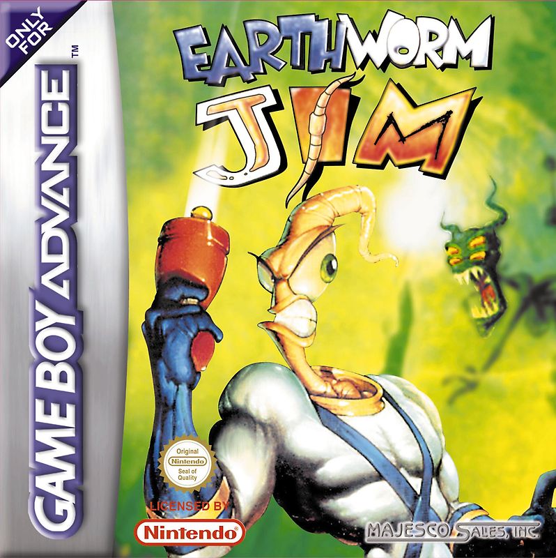Earthworm Jim Nintendo Game Boy Advance