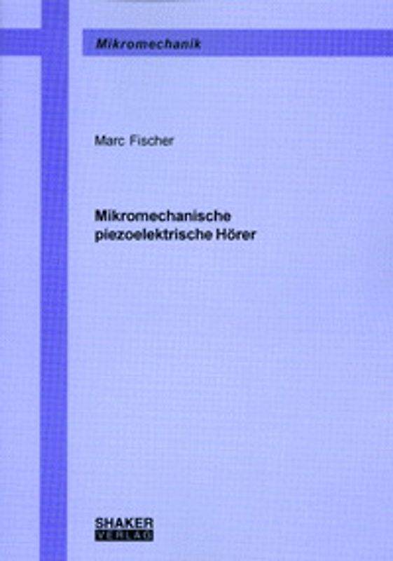 Mikromechanische piezoelektrische Hörer