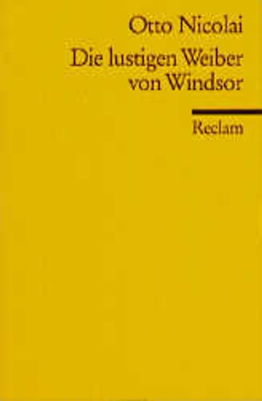 Die lustigen Weiber von Windsor