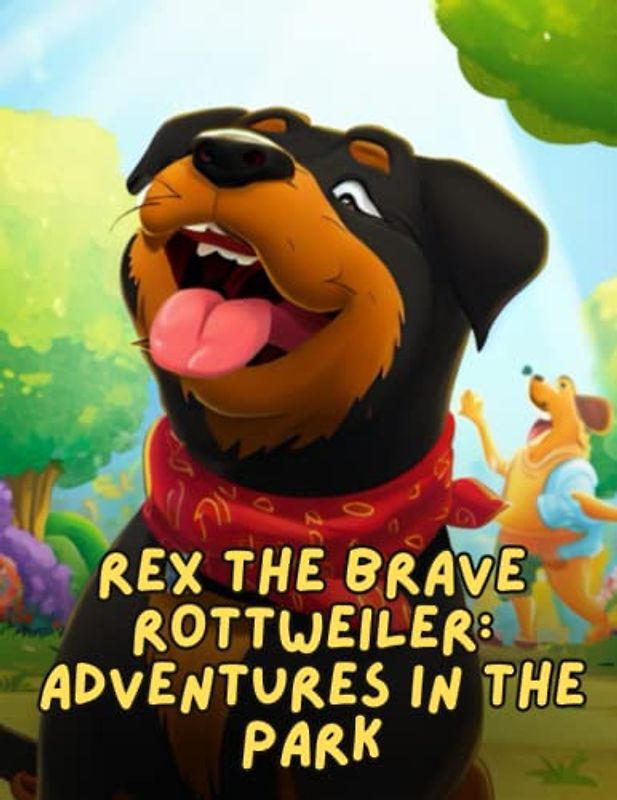 Rex the Brave Rottweiler - Adventures in the Park: Short Story for kids about Rottweiler, Perseverance & Self-Confidence I A Motivational Book For kids I Gift for kids 4-8