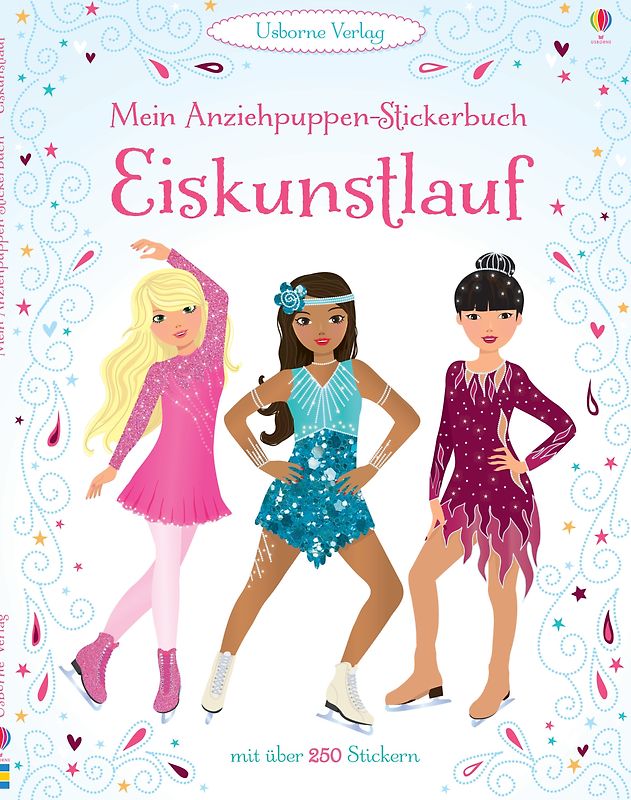 Mein Anziehpuppen-Stickerbuch: Eiskunstlauf