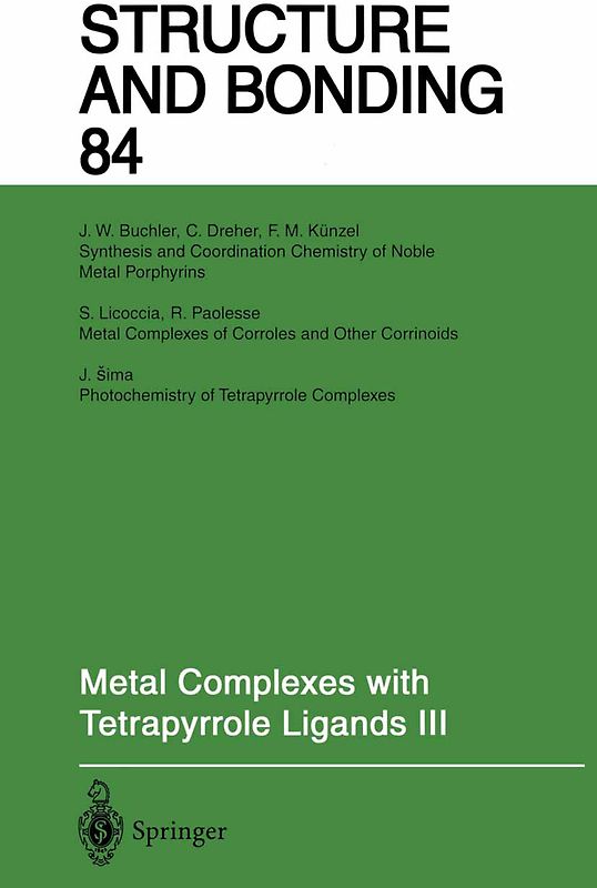 Metal Complexes with Tetrapyrrole Ligands III
