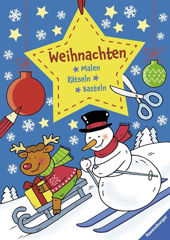 Malen - Rätseln - Basteln: Weihnachten