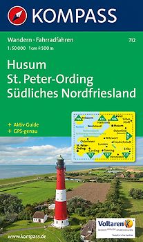 KOMPASS Wanderkarte Husum /St. Peter-Ording - Südliches Nordfriesland
