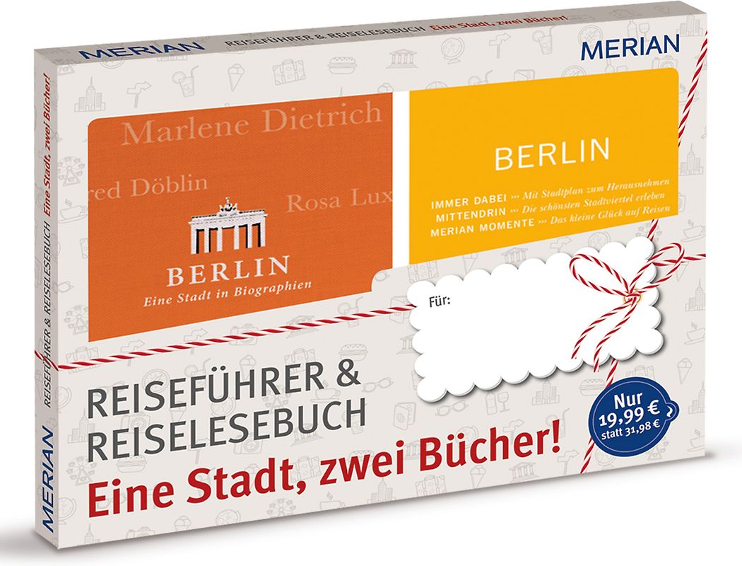 MERIAN Berlin: eine Stadt, zwei Bücher