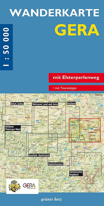Wanderkarte Gera