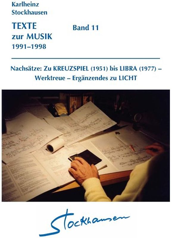 TEXTE zur MUSIK 1991–1998  Band 11
