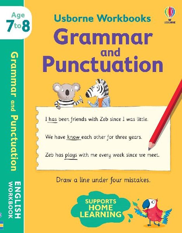 Usborne Workbooks Grammar and Punctuation 7-8