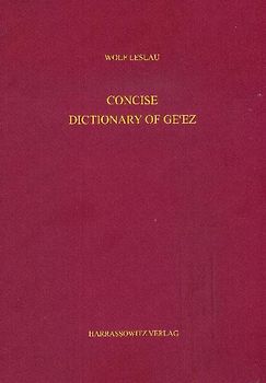Concise Dictionary of Ge'ez