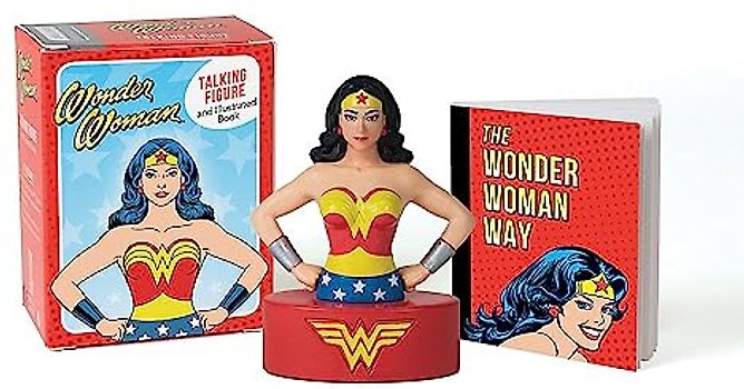 Wonder Woman Talking Figure and Illustrated Book (RP Minis)
