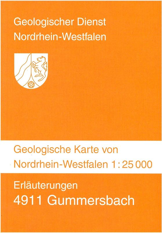 Geologische Karten von Nordrhein-Westfalen 1 : 25000 / Gummersbach
