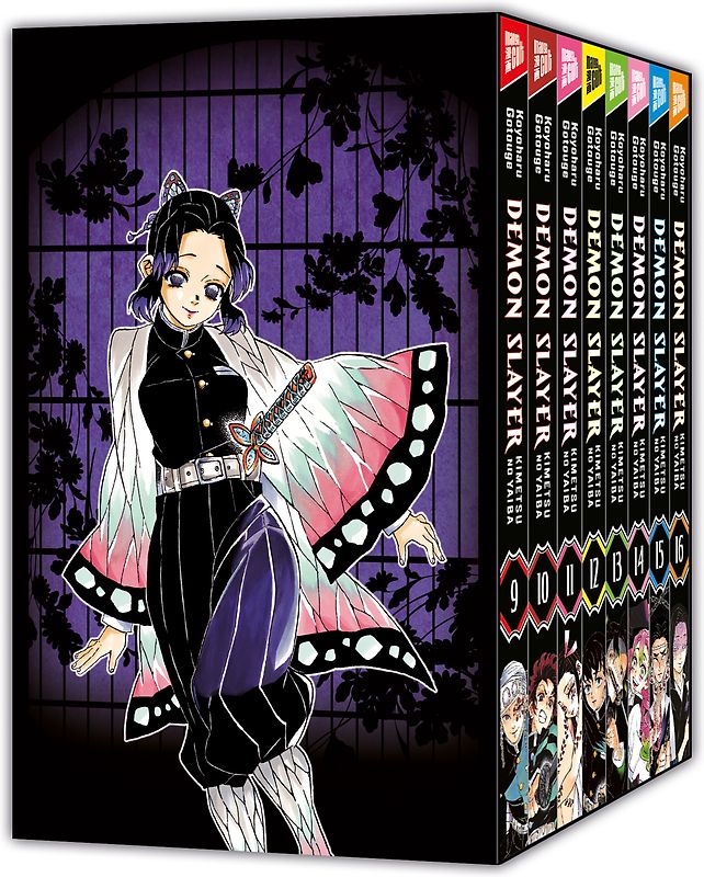 Demon Slayer - Kimetsu no Yaiba 9-16 mit Sammelschuber
