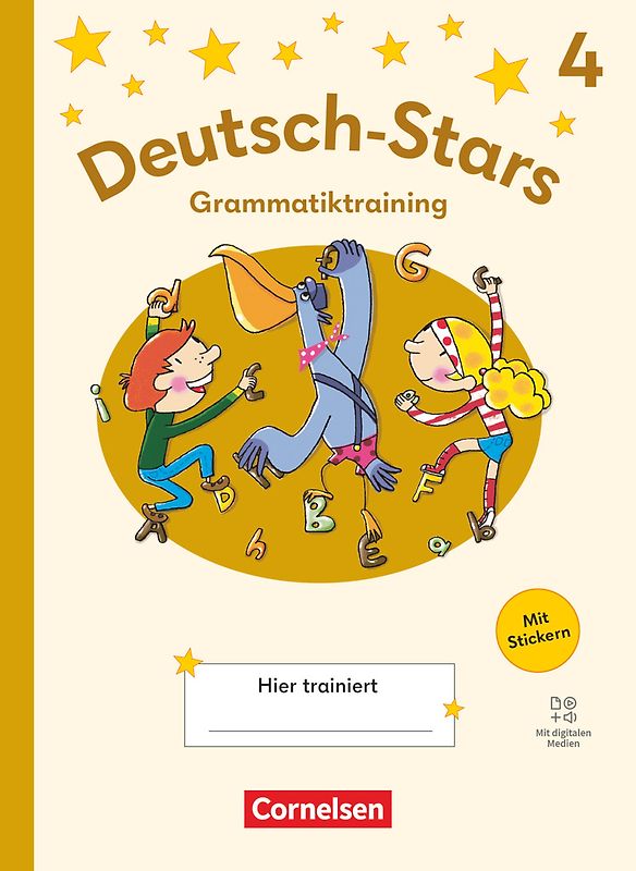 Deutsch-Stars - Grammatiktraining Ausgabe ab 2025 - 4. Schuljahr