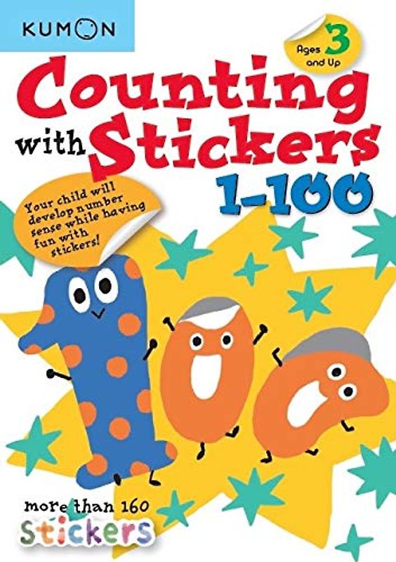 Kumon Counting With Stickers 1-100