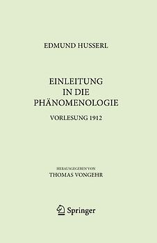 Einleitung in die Phänomenologie