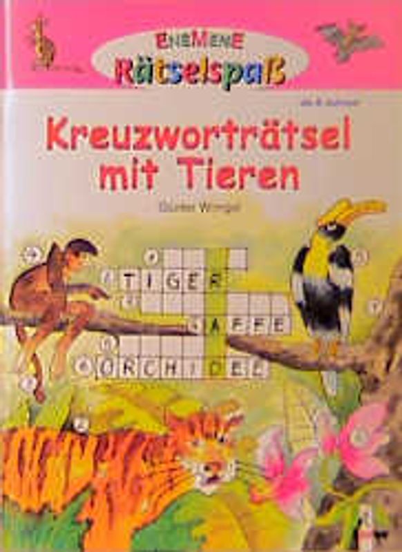 Kreuzworträtsel mit Tieren