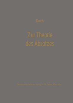 Zur Theorie des Absatzes
