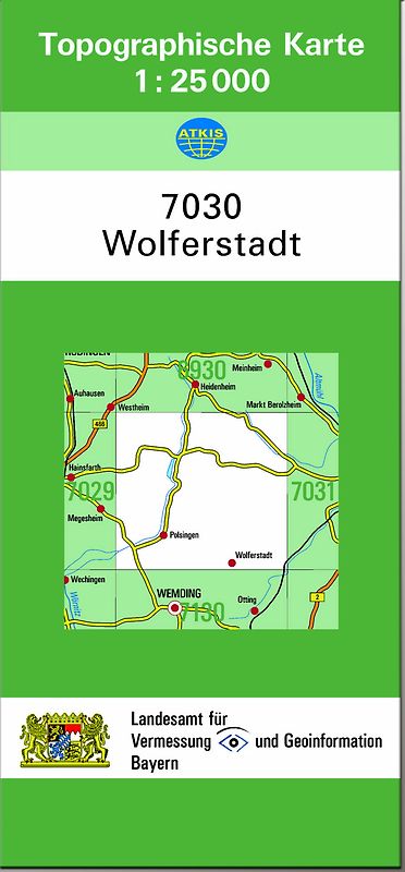 TK25 7030 Wolferstadt