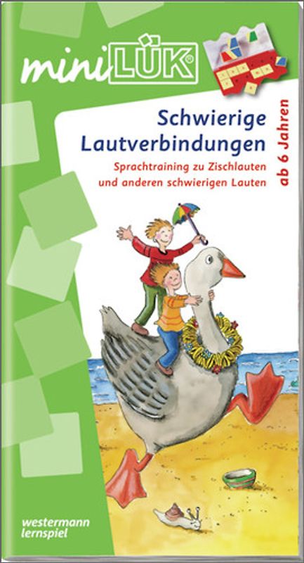 miniLÜK. Kindergarten / Vorschule / Schwierige Lautverbindungen: Sprachtraining zu Zischlauten und anderen schwierigen Lauten