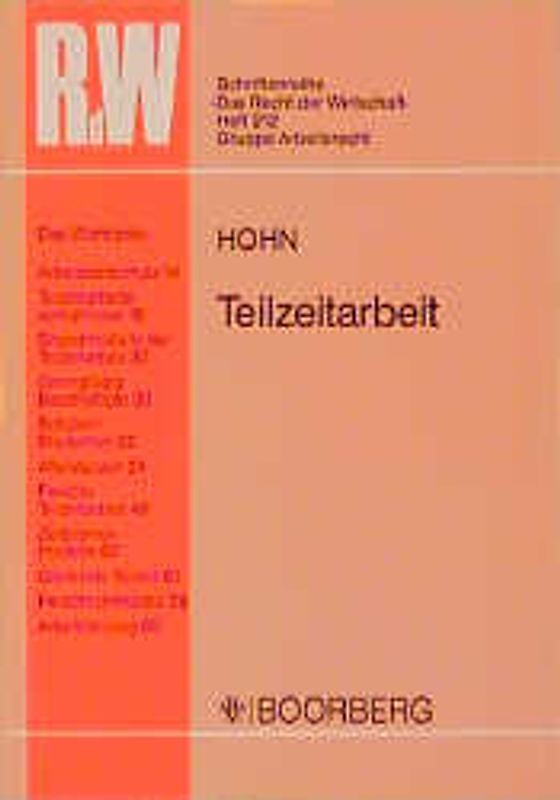 Teilzeitarbeit