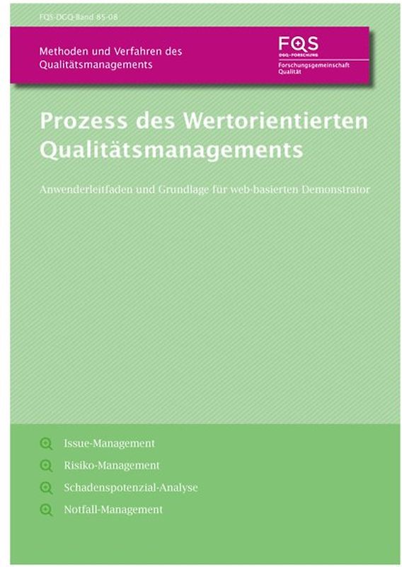 Prozess des Wertorientierten Qualitätsmanagements