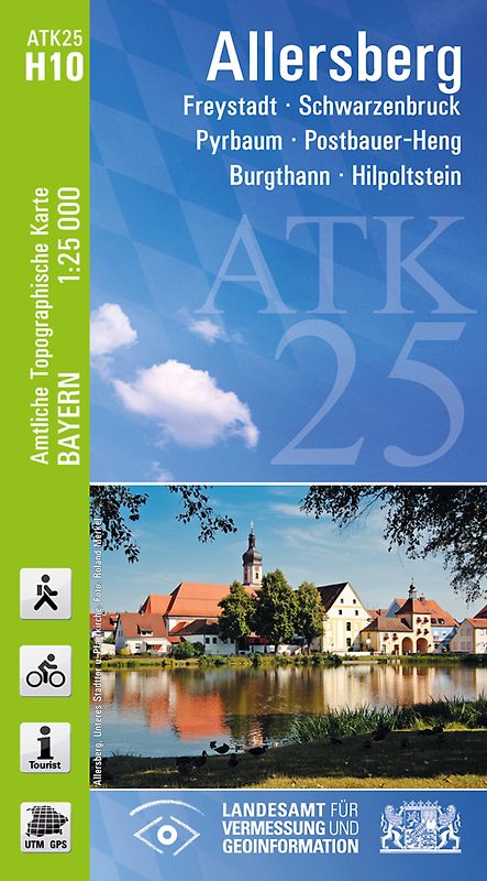 ATK25-H10 Allersberg (Amtliche Topographische Karte 1:25000)