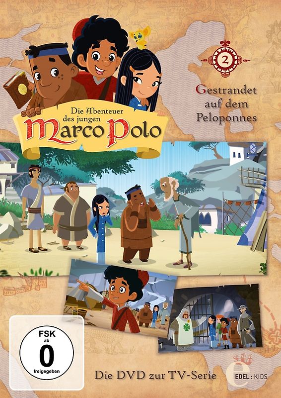 Die Abenteuer des jungen Marco Polo, Folge 2 - Gestrandet auf dem Paleponnes DVD