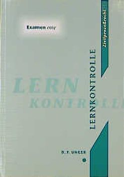 Zivilprozessrecht. Lernkontrolle