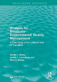 Analysis for Residuals-Environmental Quality Management