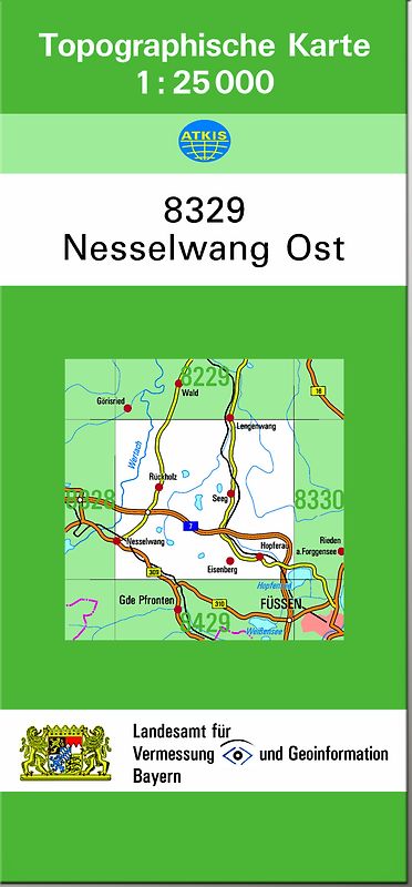 TK25 8329 Nesselwang Ost