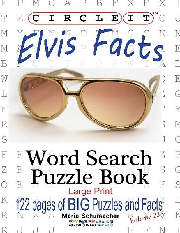 Circle It, Elvis Facts, Word Search, Puzzle Book
