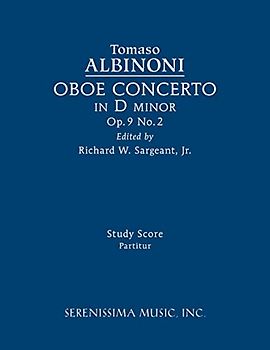 Oboe Concerto in D minor, Op.9 No.2: Study score