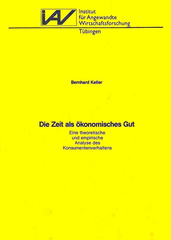 Die Zeit als Ökonomisches Gut