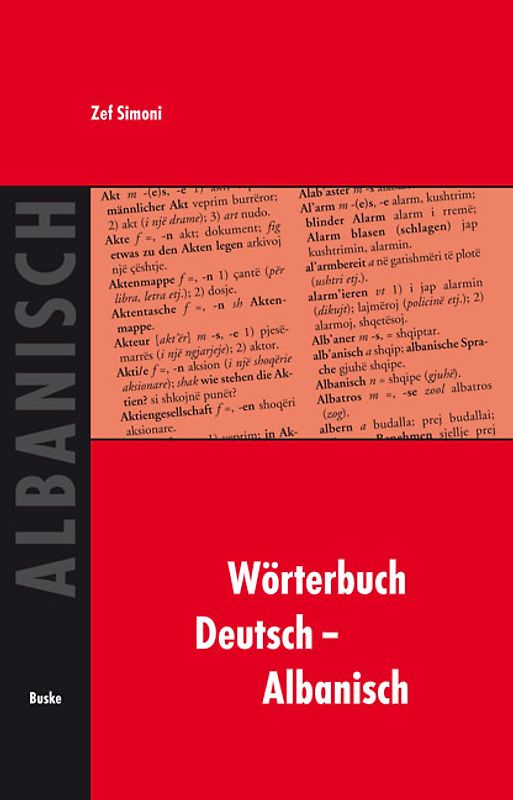 Wörterbuch Deutsch–Albanisch