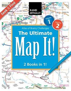Rand McNally: The Ultimate Map It!(tm) Seek & Find Atlas of Brainy Challenges