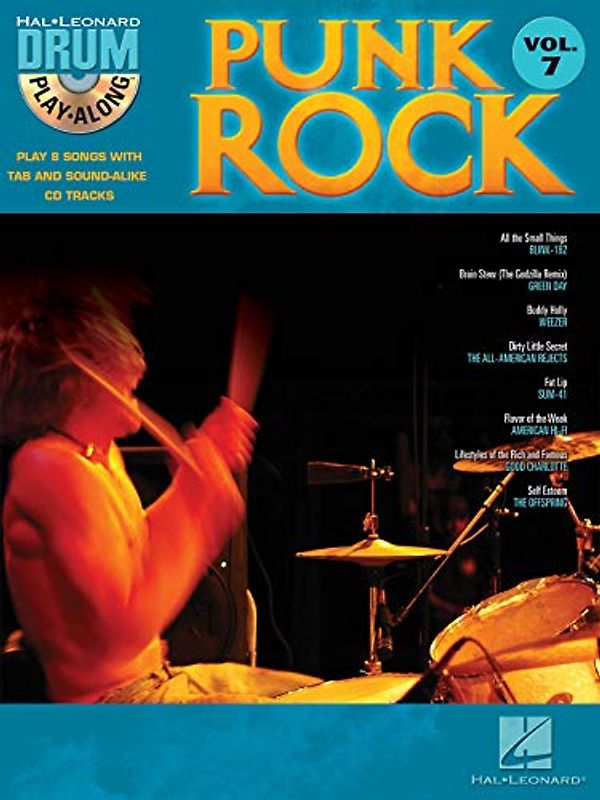 Punk Rock: Noten, CD für Schlagzeug: Drum Play Along Volume 7 (Drum Play-Along, 7, Band 7)