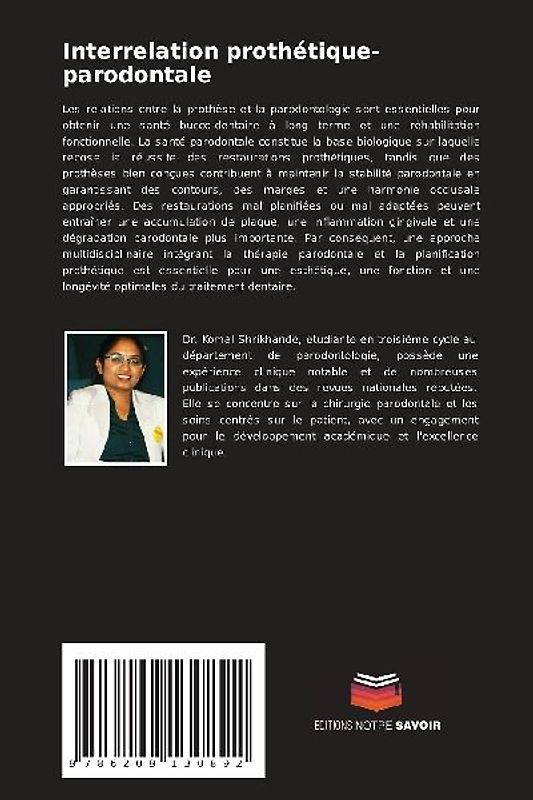 Interrelation prothétique-parodontale