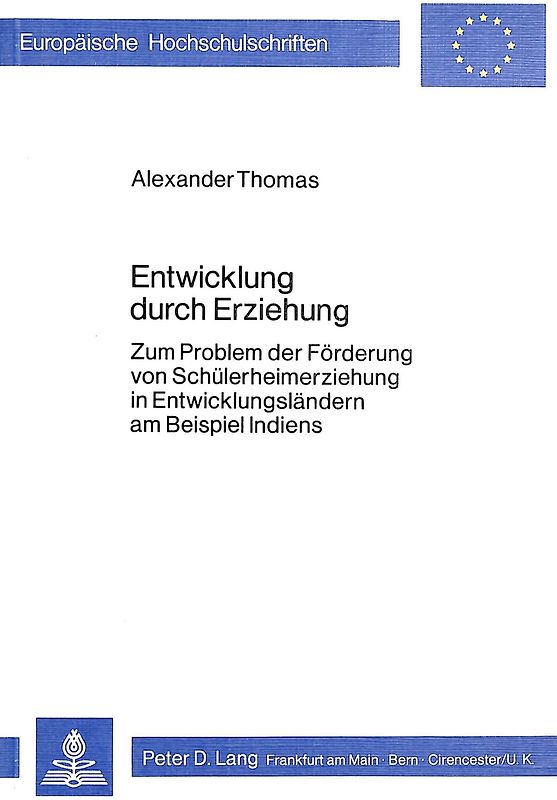 Entwicklung durch Erziehung