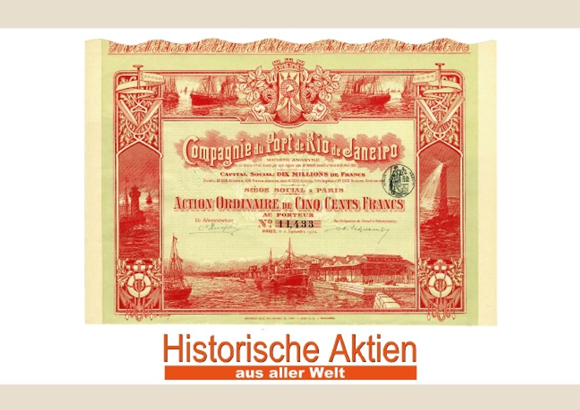 Historische Aktien aus aller Welt (Posterbuch DIN A3 quer)