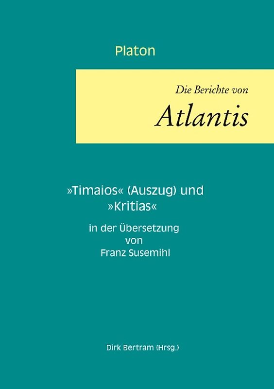 Die Berichte von Atlantis