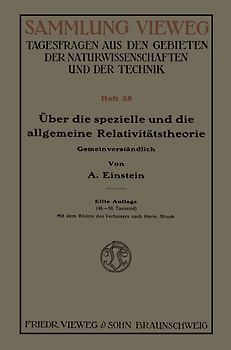 Über die spezielle und die allgemeine Relativitätstheorie (Gemeinverständlich)