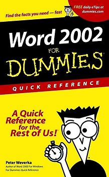 Word 2002 For Dummies. Quick Reference