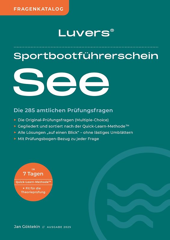Luvers Sportbootführerschein See – Fragenkatalog (2025)