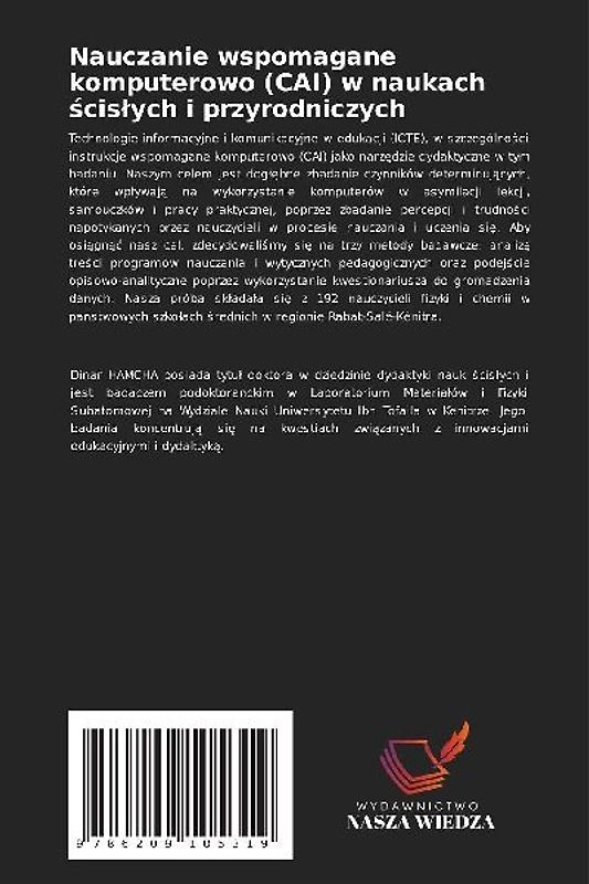 Nauczanie wspomagane komputerowo (CAI) w naukach ¿cis¿ych i przyrodniczych